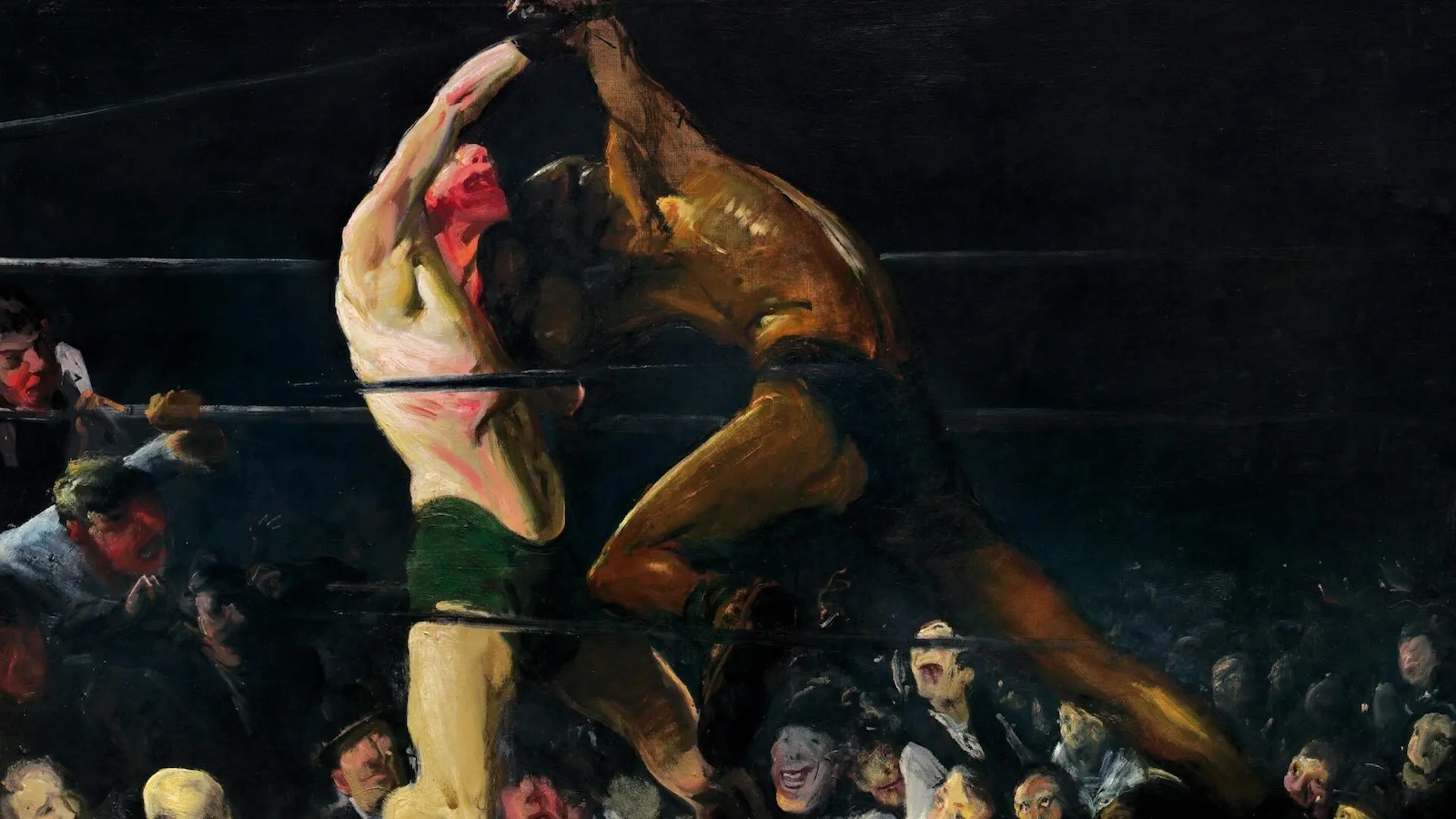 George Bellows, “Both Members of This Club,” 1909, oil on canvas, National Gallery of Art, Washington, D.C.